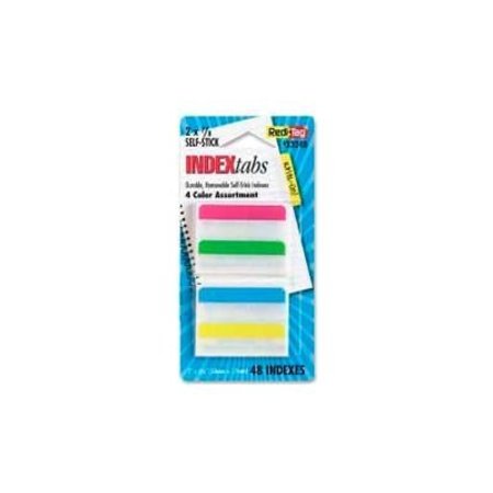 REDI-TAG Redi-Tag® Removable Tabs, 2" x 11/16", Assorted Colors, 48 Tabs/Pack 33248